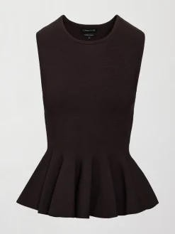 Peplum Sweater Tank