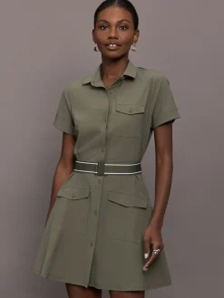 Phoenix Belted Shirt Dress