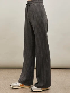 Pinstripe Wide Leg Pant