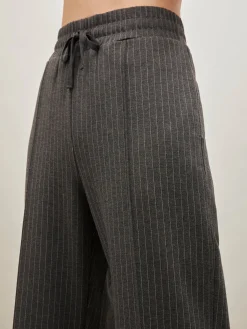 Pinstripe Wide Leg Pant