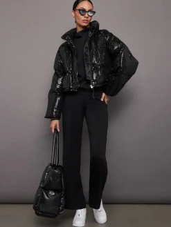 Pintuck Knit Pant in Interlock