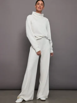 Pintuck Knit Pant in Interlock