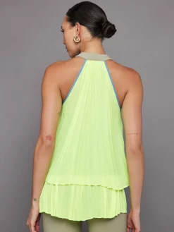 Pleated Back Tank in Melt