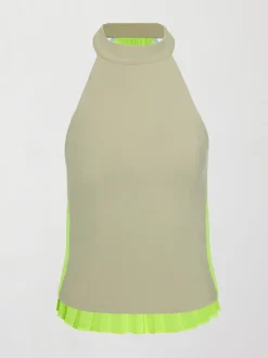 Pleated Back Tank in Melt