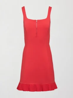 Pleated Hem Tennis Dress in Scuba