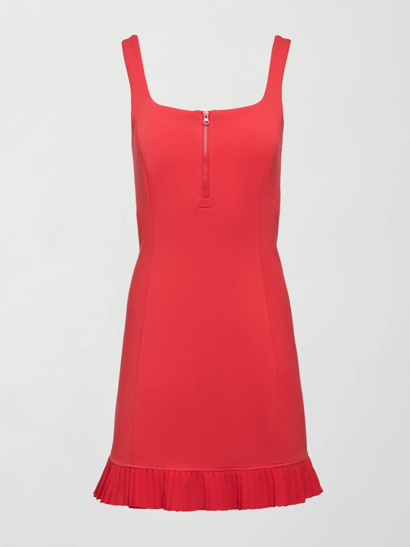 Pleated Hem Tennis Dress in Scuba