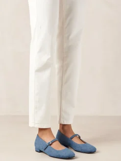 Por Do Sol Denim Ballet Flats