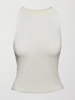 Racer High Neck Active Tank in Diamond Compression