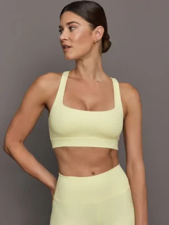Racerback Bra in Ribbed Melt