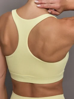 Racerback Bra in Ribbed Melt