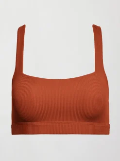 Racerback Bra in Ribbed Melt