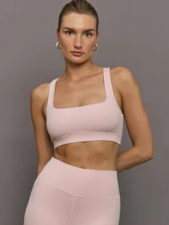 Racerback Bra in Ribbed Melt