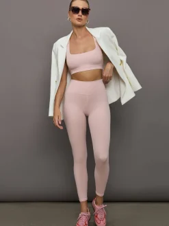 Racerback Bra in Ribbed Melt