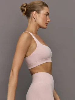 Racerback Bra in Ribbed Melt