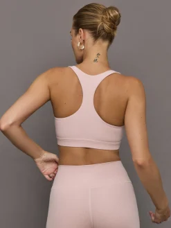 Racerback Bra in Ribbed Melt