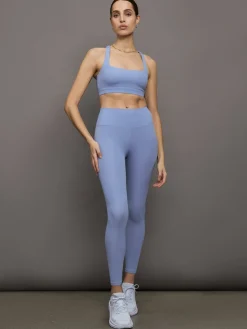 Racerback Bra in Ribbed Melt