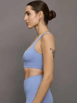 Racerback Bra in Ribbed Melt