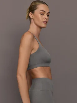 Racerback Bra in Ribbed Melt