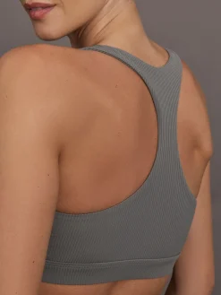 Racerback Bra in Ribbed Melt