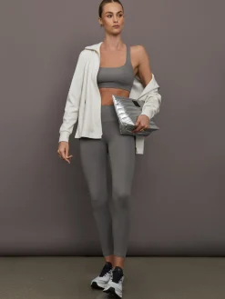 Racerback Bra in Ribbed Melt