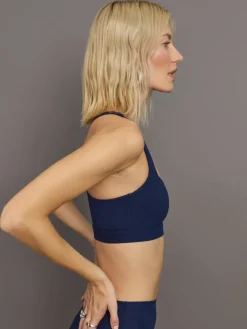 Racerback Bra in Ribbed Melt