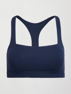 Racerback Bra in Ribbed Melt