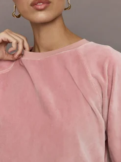 Raglan Pullover in Velour