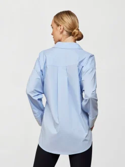 RHINESTONE OVERSIZED BUTTON UP SHIRT