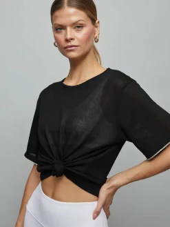 RHINESTONE Short Sleeve TOP