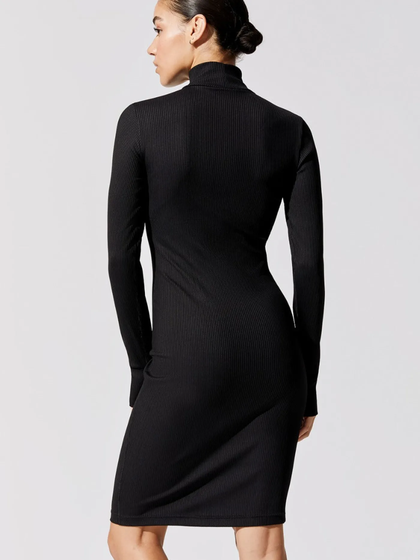 Ribbed Long Sleeve Dress