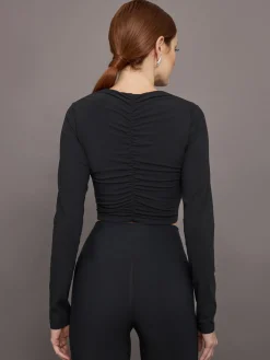 Rosette Long Sleeve Top in Melt