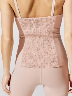 Ruched Back Full Length Tank