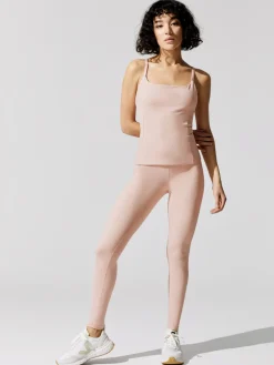Ruched Back Full Length Tank