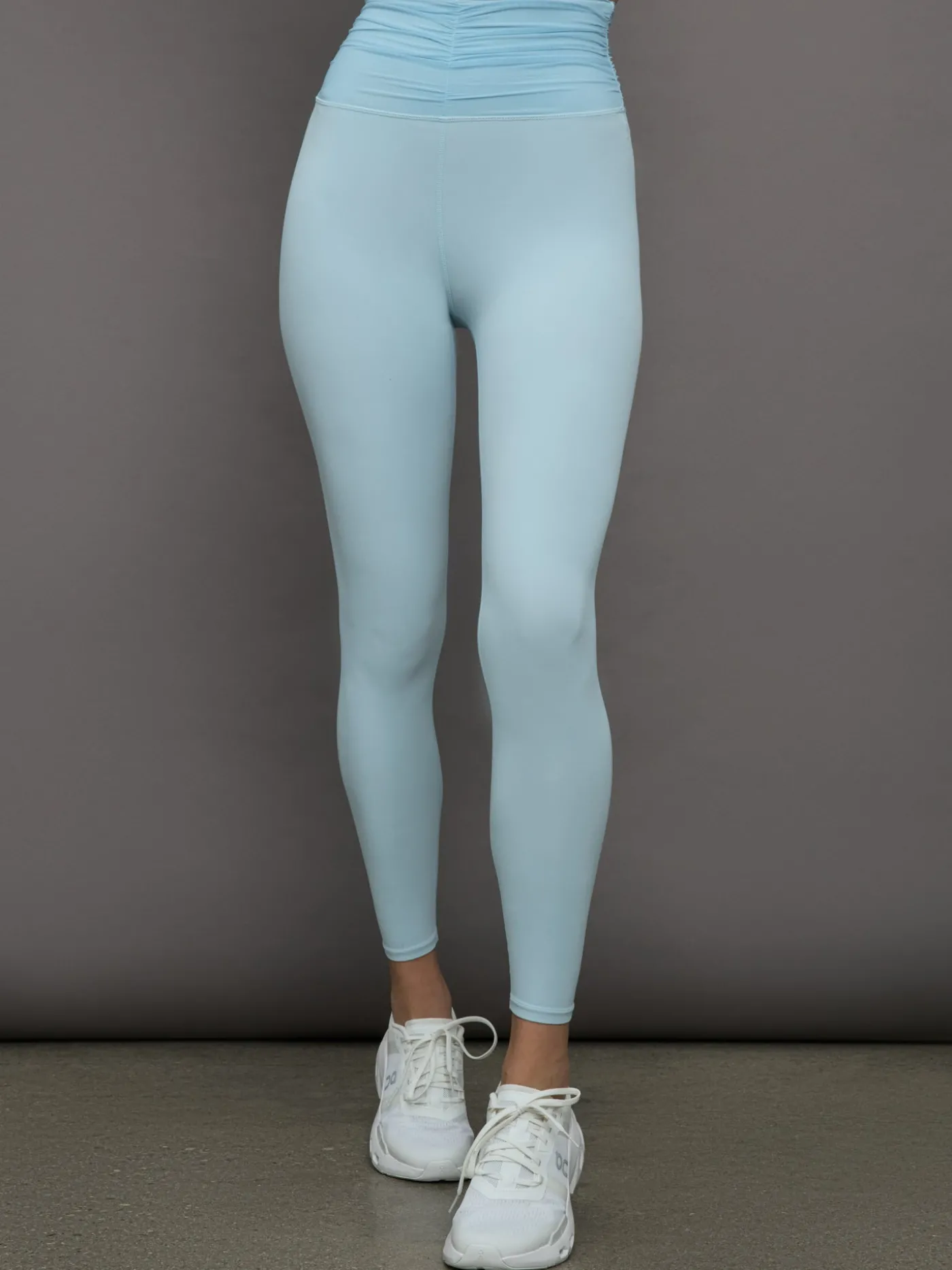 Ruched Mesh Legging in Melt