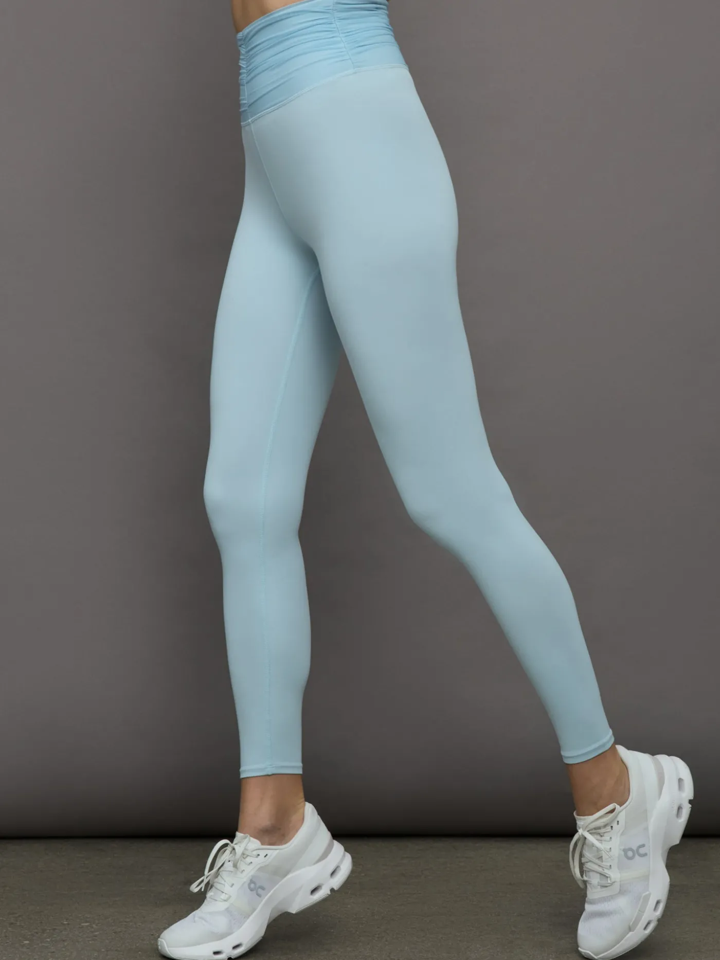 Ruched Mesh Legging in Melt