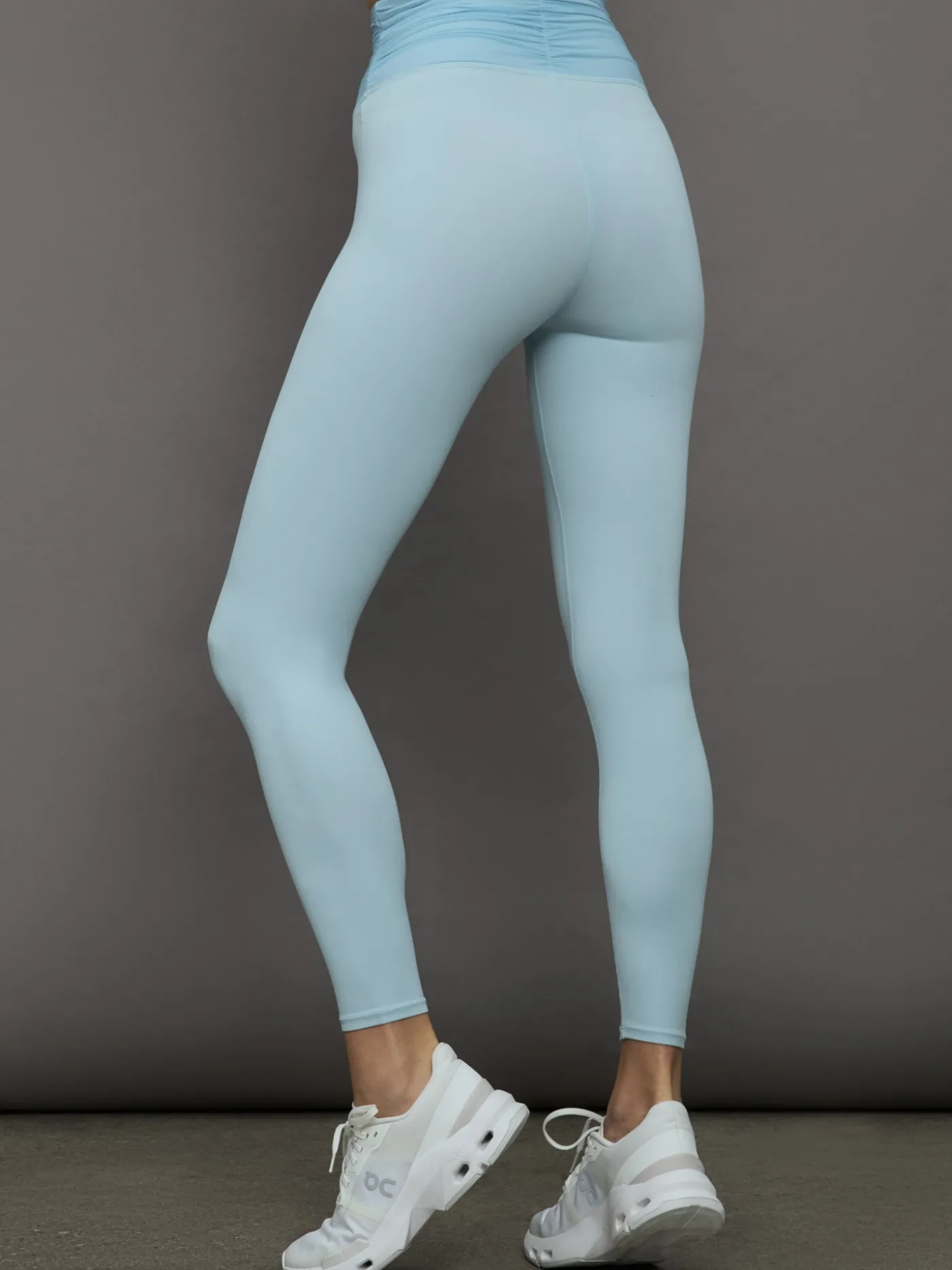 Ruched Mesh Legging in Melt