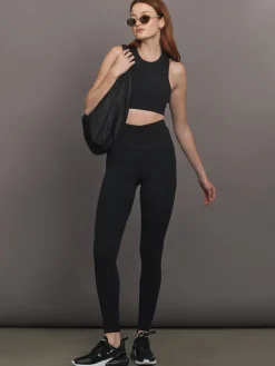 Ruched Mesh Legging in Melt