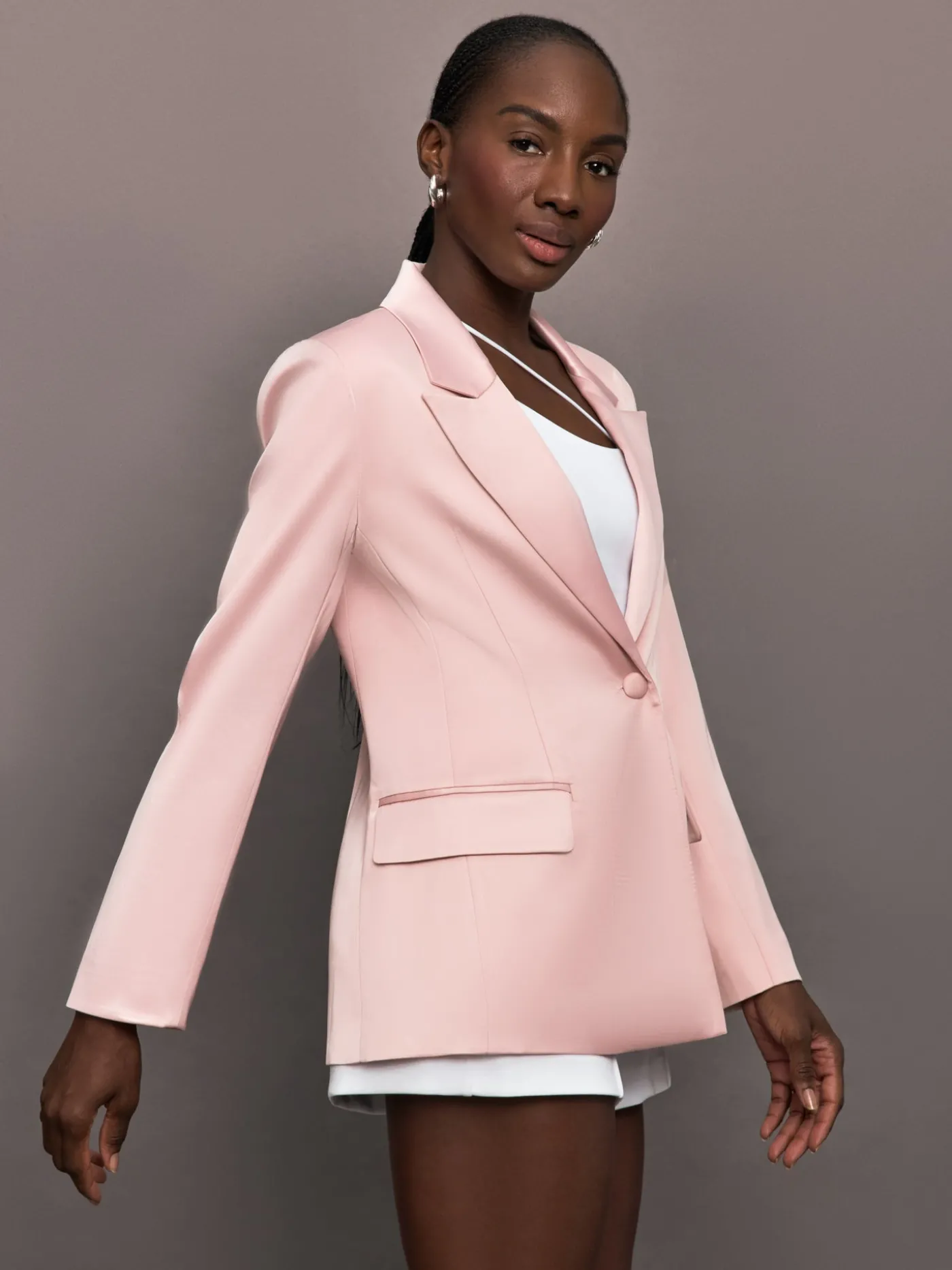 Satin Blazer