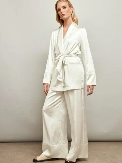 Satin Smoking Jacket