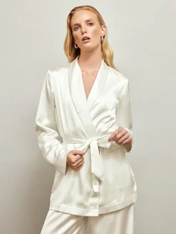 Satin Smoking Jacket