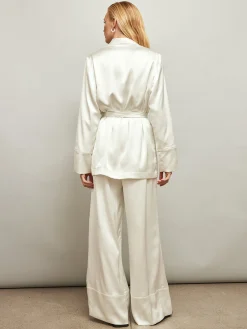 Satin Smoking Jacket