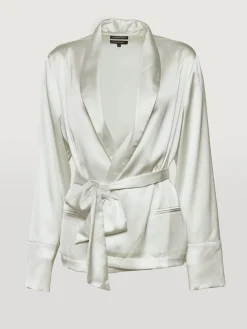 Satin Smoking Jacket