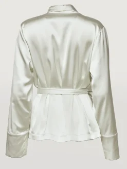 Satin Smoking Jacket