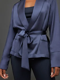 Satin Smoking Jacket