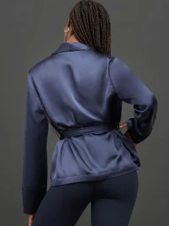 Satin Smoking Jacket