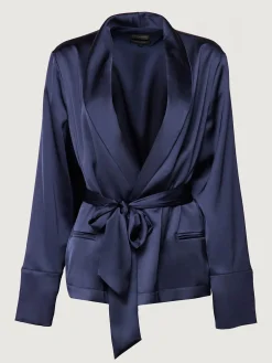 Satin Smoking Jacket