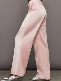 Satin Straight Leg Pant