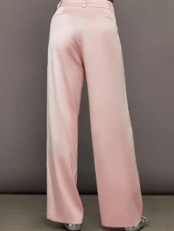 Satin Straight Leg Pant