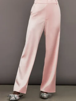 Satin Straight Leg Pant
