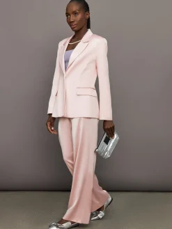 Satin Straight Leg Pant